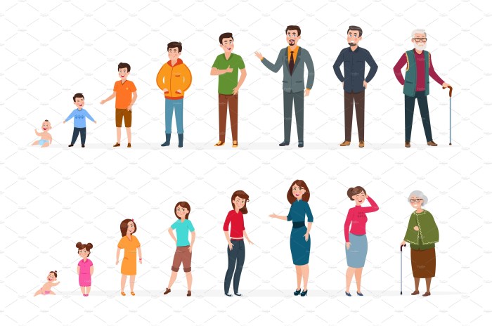 People of different ages