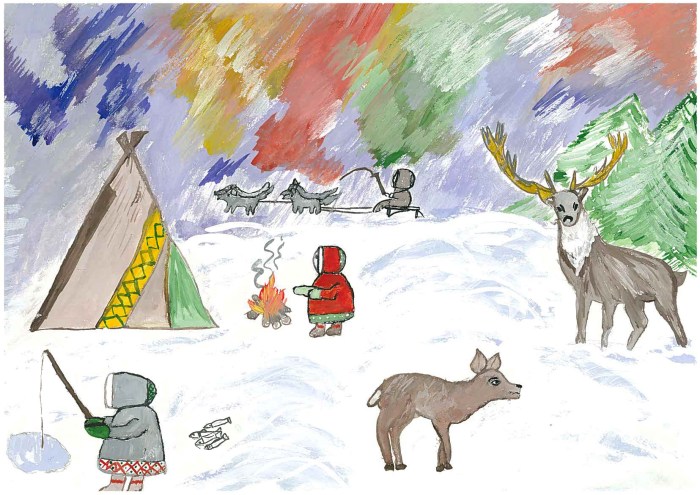 Tundra drawing