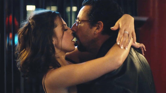 Adam Sandler movies intimate scenes
