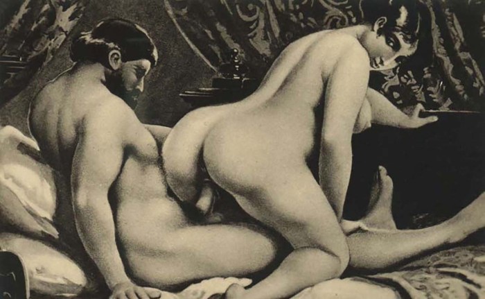 Koitus in the art of Paul Avril