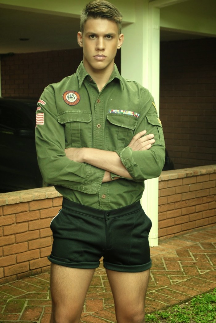 Naked American soldiers