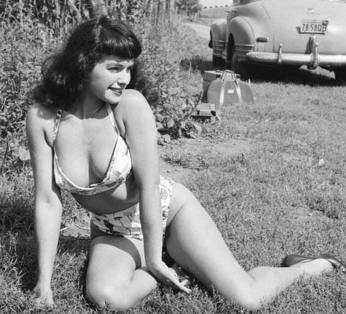 Fashion model Betty Page