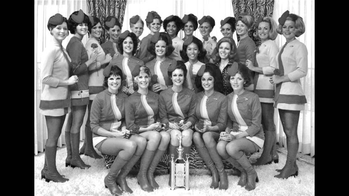 Mini skirts of the 70s