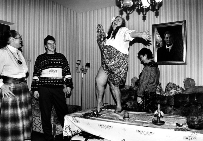 Mini skirts in the Soviet school