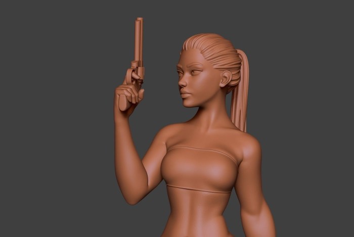 Miniatures 54 mm girls
