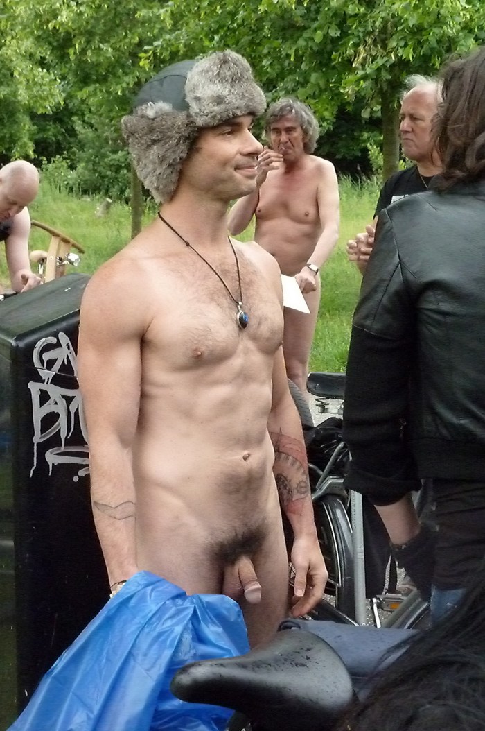 Drunk naked old men