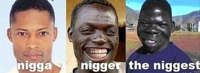 The Negro sucks himself
