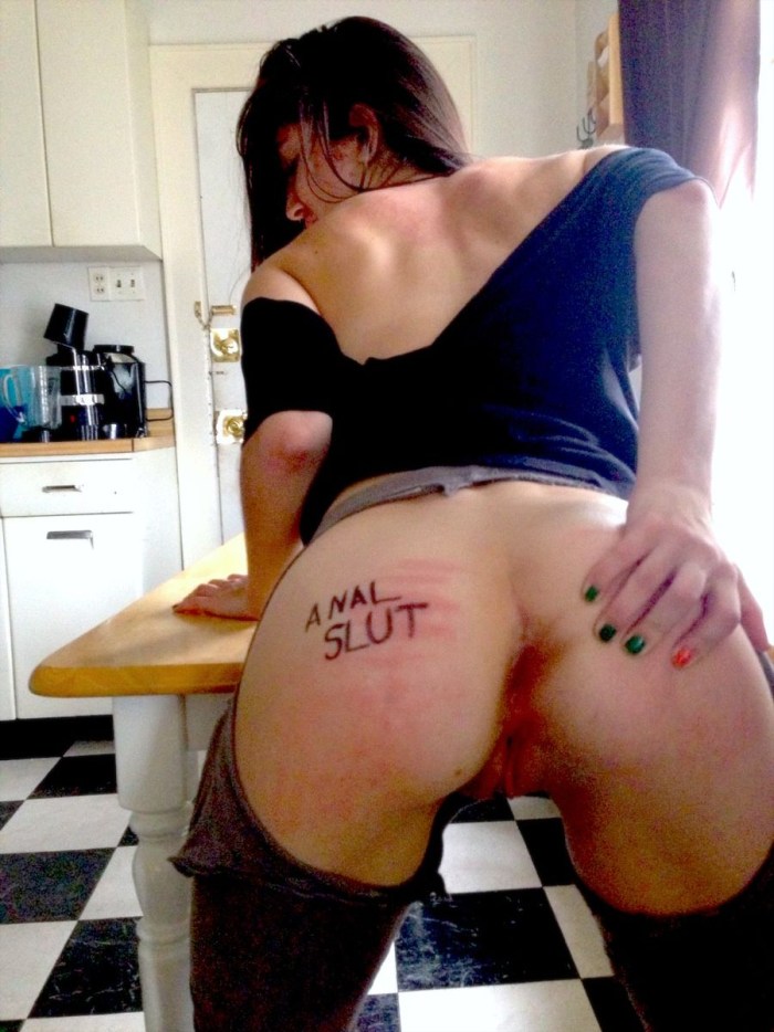 Mature anal large holes