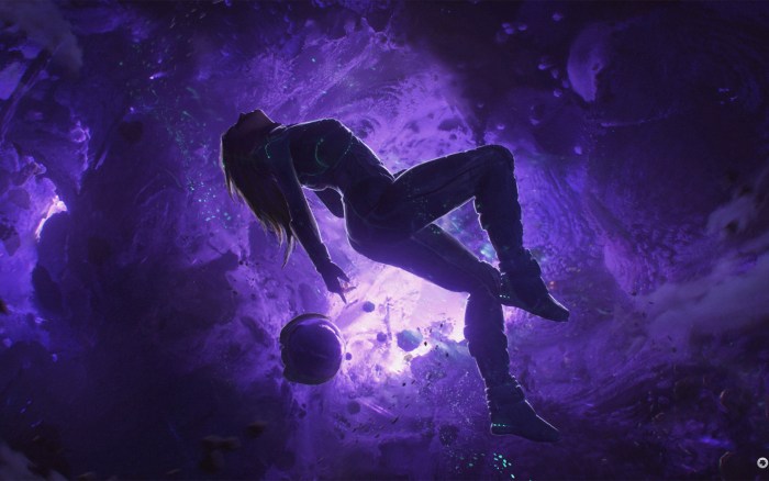 Girl space art