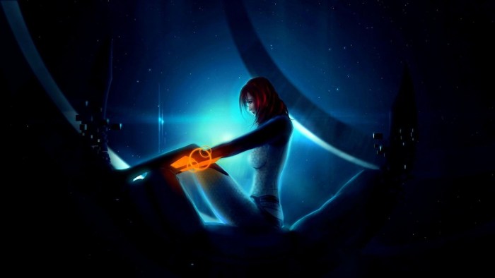 Fantasy space girl