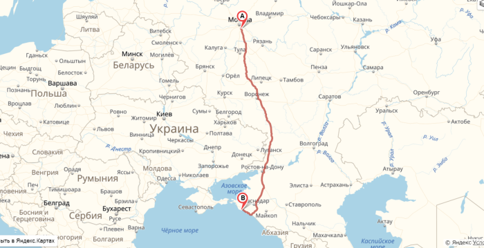 Map M4 Moscow Don