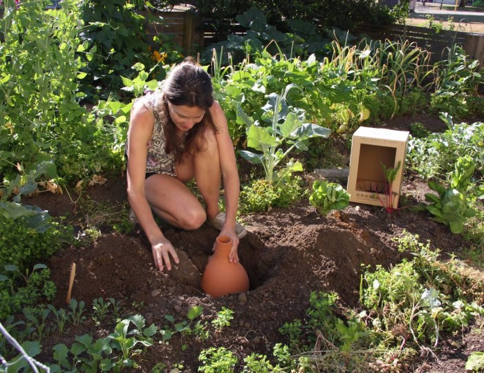 Girl in the garden