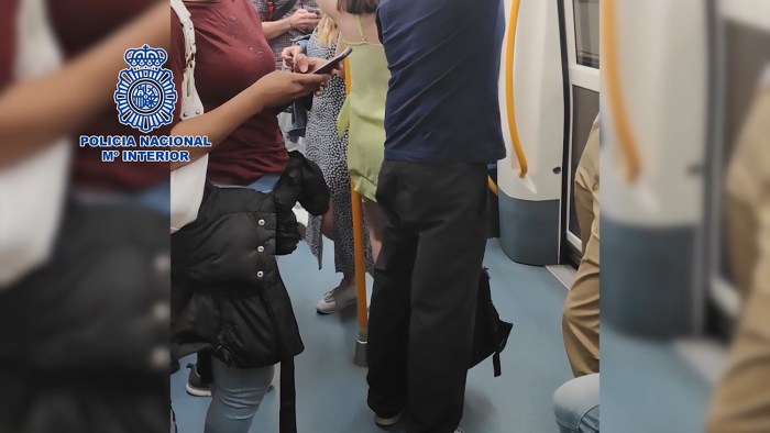 Crossed Legs Public Bus Metro