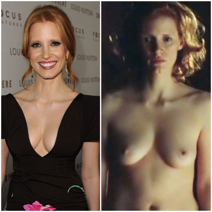 Actress Jessica Chastain Naked