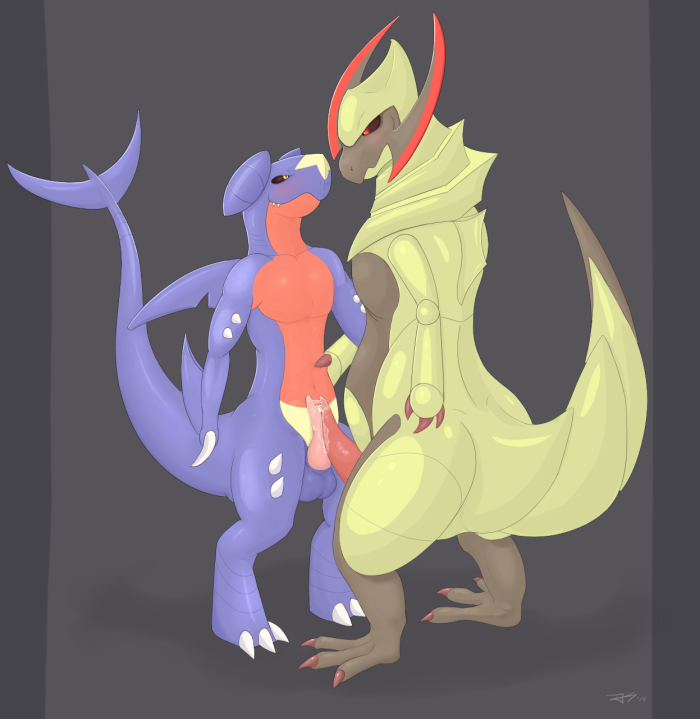 Anal standing in full height
