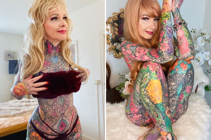 Tattoo-model Kerstin Tristan