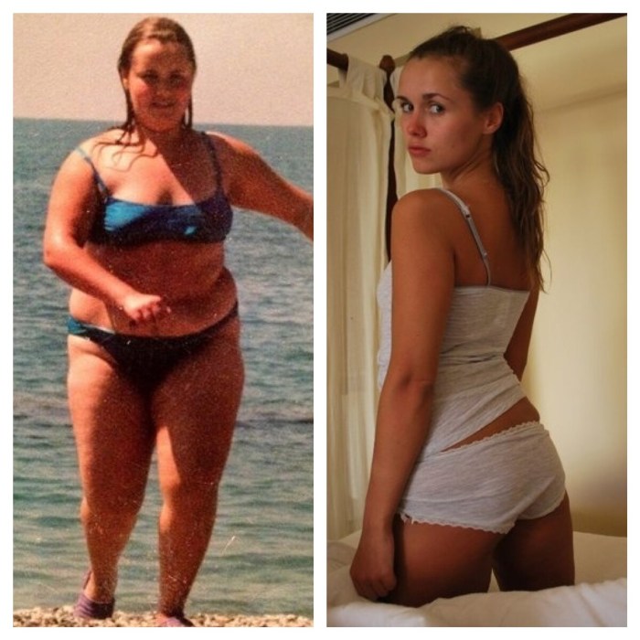 Nechaeva Olga Blogger before and after