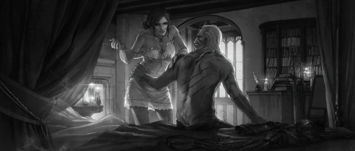 Witcher 3 ending with triss