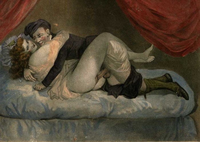 Pornographic painting