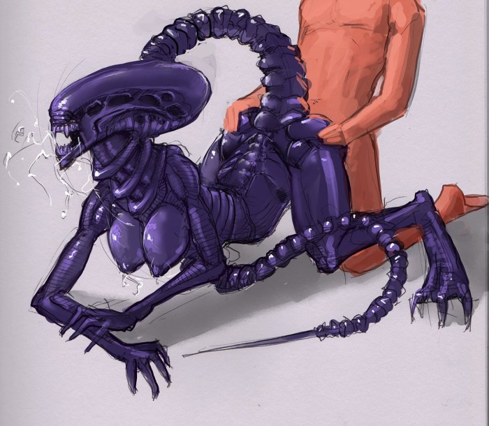 Hentai with an alien