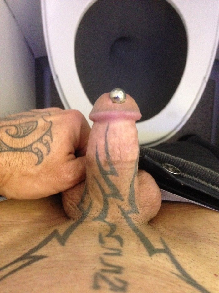 Vaginal tattoo on the anus