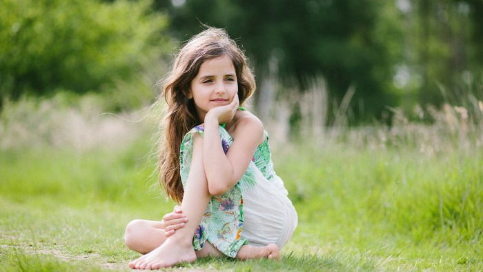 Photo session in nature