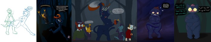 May Borovsky Night in the Woods Hentai