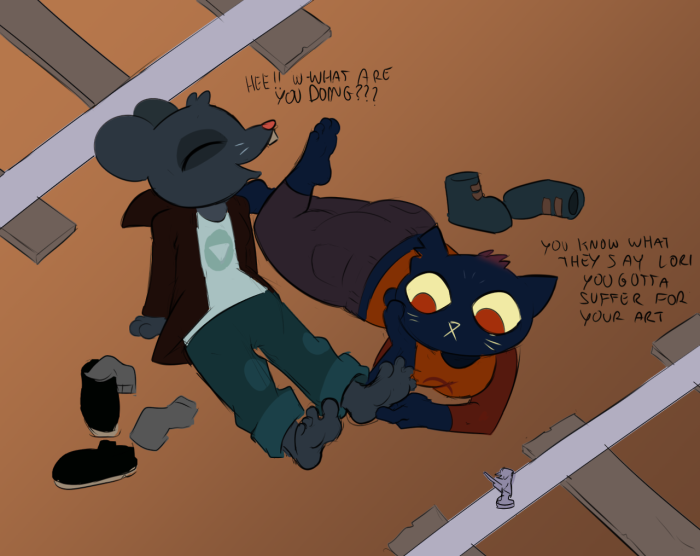 Night in the Woods May and bi