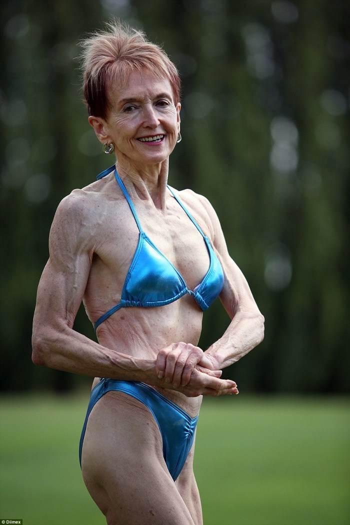 Fat hairy old women
