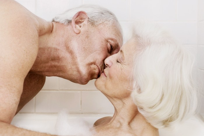Passionate thin grandmothers