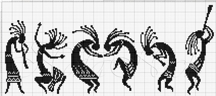 Jacquard Cocopelli scheme