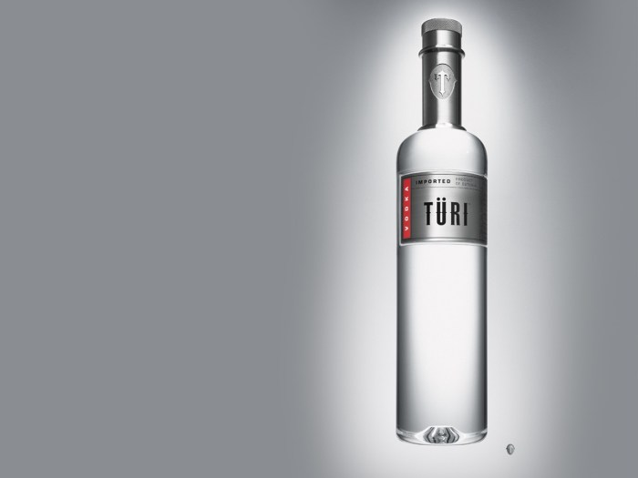 The texture of vodka