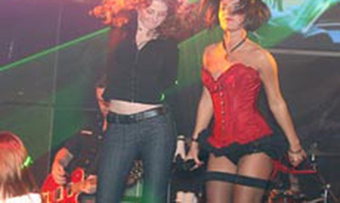 Julia Volkova tattoo on stage