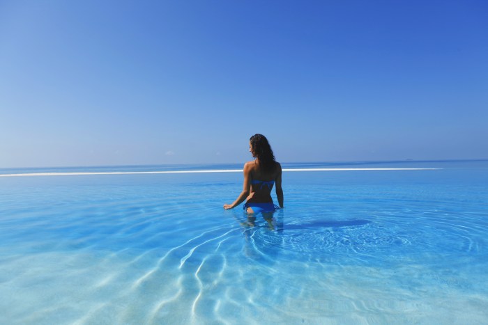 Girl and the ocean