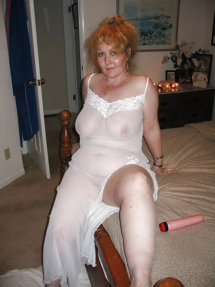 Adult women in transparent panties