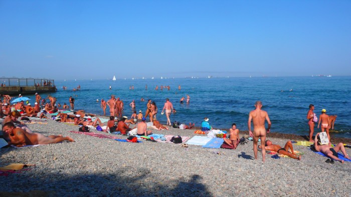 Nudist beach Krasnodar Territory