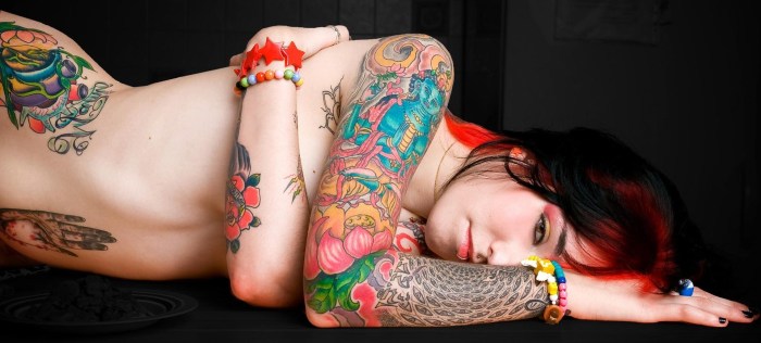 Causage tattoo Russian female
