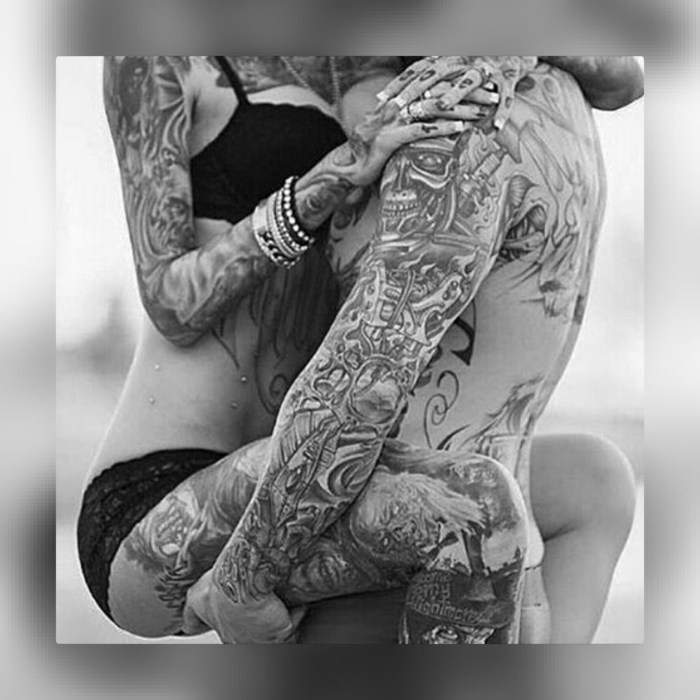 Tattoos for a guy and girl