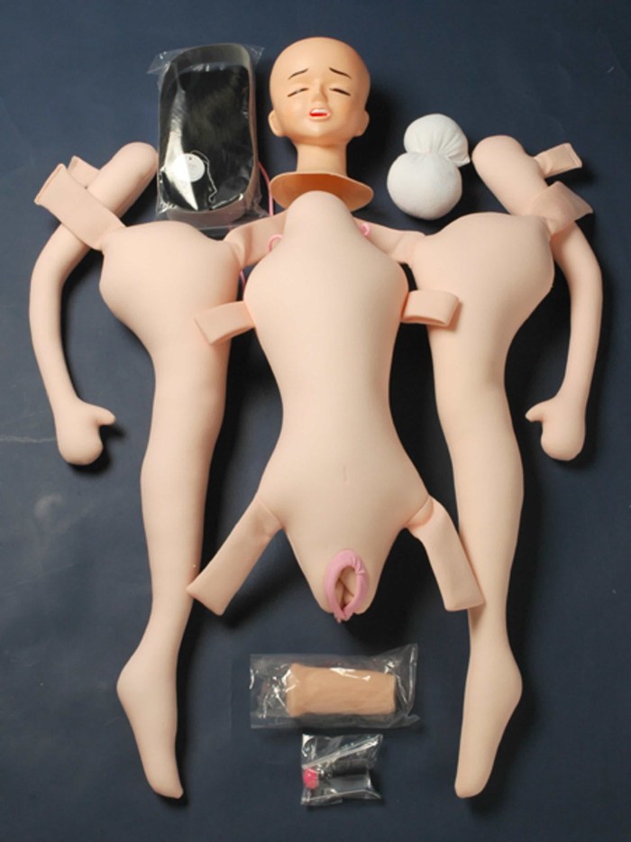 Naked female mannequin