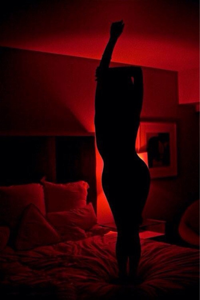 Girl in the dark