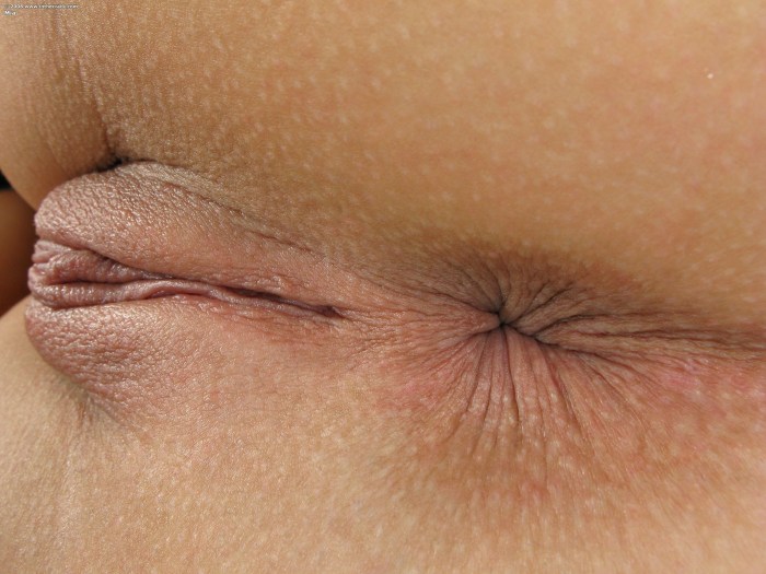 Female anal close -up
