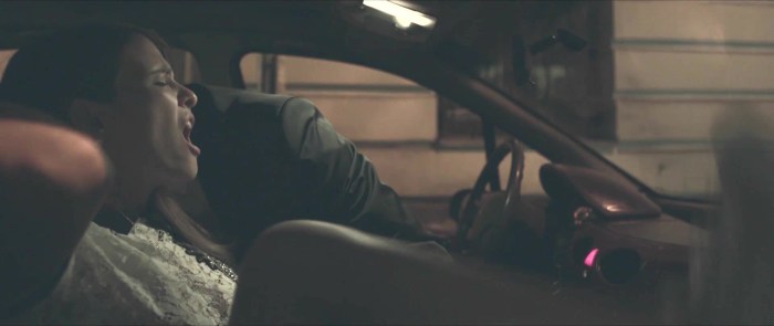 Lyubov Aksenova in the car movie