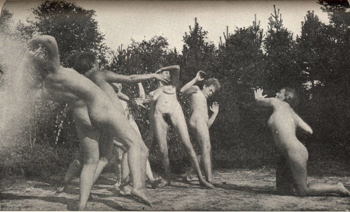 Shaved women retro 1900