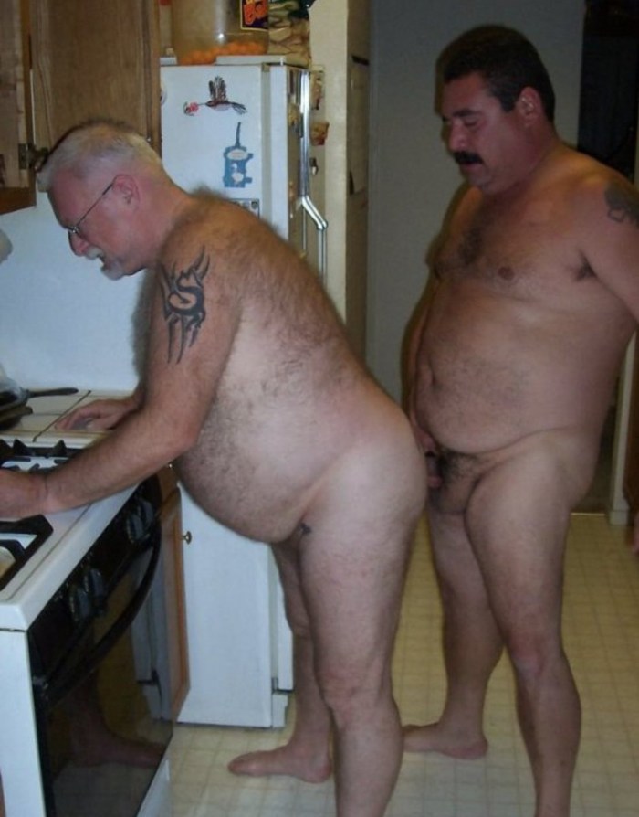 Fat Grandpa men Naked