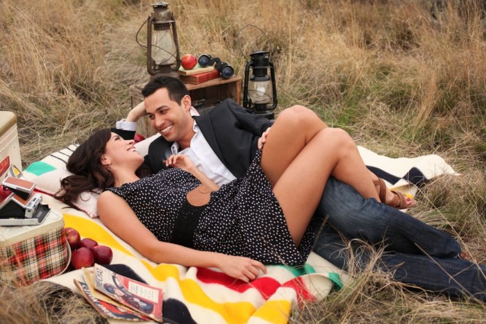 Adult women on a picnic
