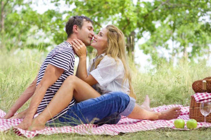Girl on a picnic
