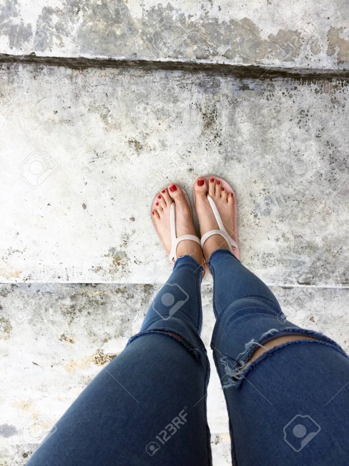 Boin legs in jeans