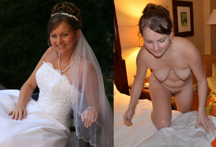 Anal bride white stockings