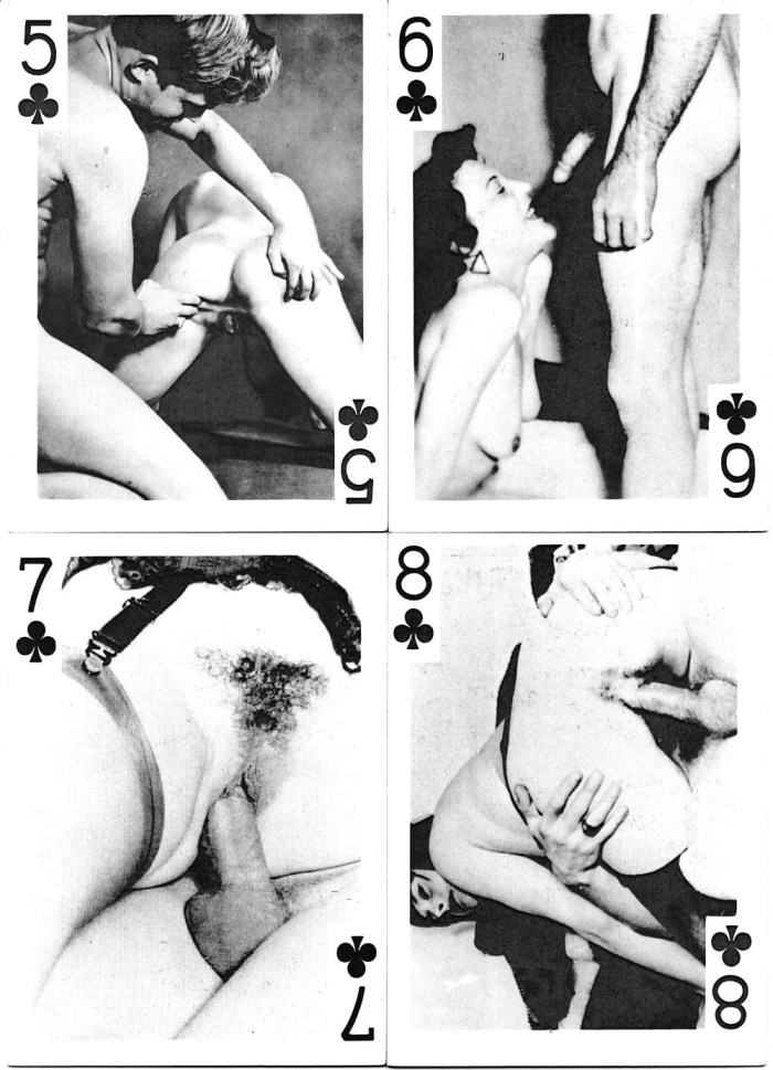 Soviet black white porn cards