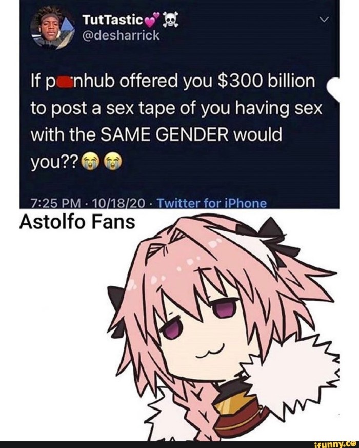 Astolfo with an energy